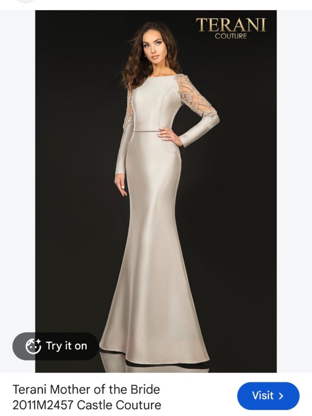 Terani Mother of the Bride Style 2011M2457 Size 16